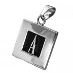 1letterp customized single letter initials pendant