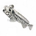 FSP17W65 Fish skeleton pendant