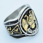 FSR14W08 freemasonry 32 degree eagle scout s ring