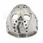 FSR13W11 13 skull iron mask ring