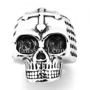 FSR20W49 cross skull ring