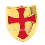 FSR13W01G  cross templar knight  ring
