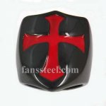 FSR13W01B shield shape maltese cross templar knight ring