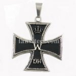 FSP16W76 iron cross crown W 1914 pendant