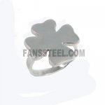FSR08W72 Irish Shamrock Flower Ring