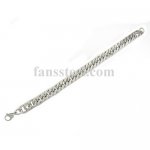 four sides polished bracelet width 11mm length 23cm FSB00W41