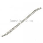 two sides polished bracelet width 11mm length 23cm FSB00W42