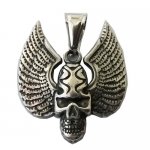 FSP18W56 Wings Skull Pendant