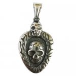 FSP18W93  Skull Pendant
