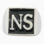 FSR09W66 Custom made 2 alphabet NS ring 