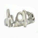 FSR10W77 word hope Ring