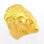 FSR09W18G king lion Leo animal ring 