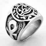 FSR20W24 Egyptian pharaoh eyes jewish cross Ring