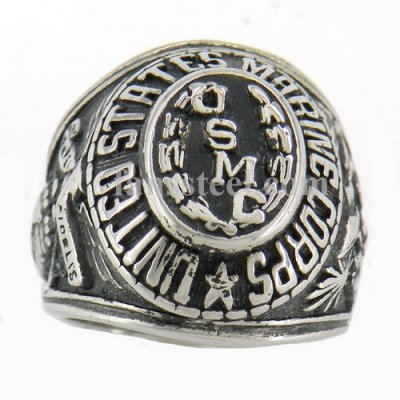 FSR07W77 USMC military ring