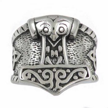 FSR13W88 Celtic thors hammer ring