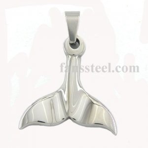 FSP310075 Dolphin whale tail pendant FSP310075