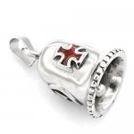 FSP17W95R IRON CROSS RIDER bell biker Pendant