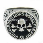 FSR11W12 cross bone  skull mosonic ring 