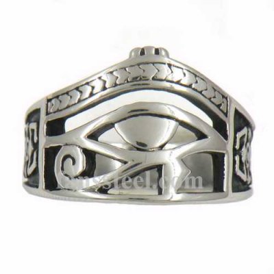 FSR13W90 Crab Egyptian pharaoh eyes ring