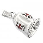 FSP17W95R IRON CROSS RIDER bell biker Pendant