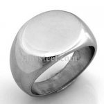 FSR04W89 Engravable oval signet ring