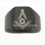 FSR07W86B  Master Mason masonic ring