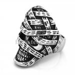 FSR14W21 wrap bandage injured skull ring