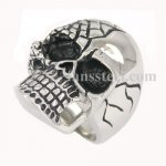 FSR10W43 Serpentine lightning GRID yin yang ring