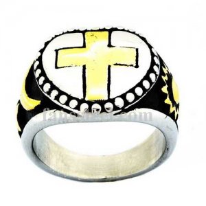 FSR12W12G star moon sun heart Jesus cross ring