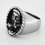 FSR14W28 oval Santa Claus head ring