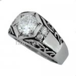 FSR10W06 star stone setting ring