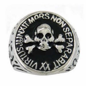 FSR11W12 cross bone skull mosonic ring