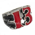 FSR11W58R claw hold evil thirteen 13 biker Ring 