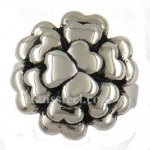 FSR08W63 heart flower Ring 