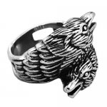 FSR21W09 Double headed bird ring