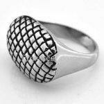 FSR08W70 oval masaic pattern ring