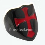 FSR13W01B shield shape maltese cross templar knight ring