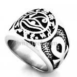 FSR20W24 Egyptian pharaoh eyes jewish cross Ring