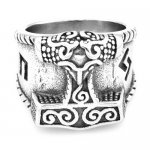 FSR20W78 tribal thors hammer ring