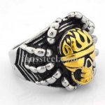 FSR08W48G Soldier Skull Spider gothic Ring