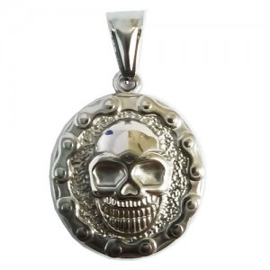 FSP18W91 Chain Skull Pendant