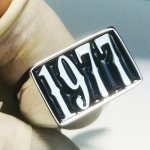 4SBSL customized 4 letters initials ring monogram name ring