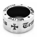 FSR11W46K Templar knight cross ring