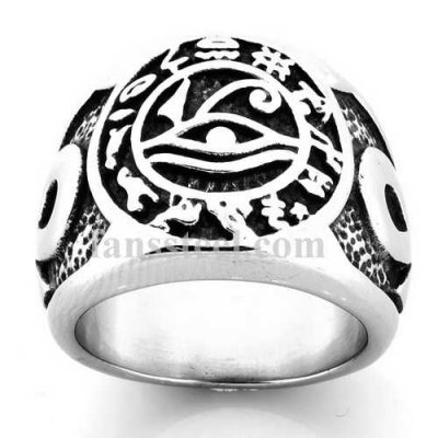 FSR20W24 Egyptian pharaoh eyes jewish cross Ring