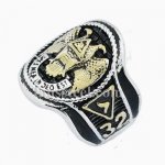 FSR14W08 freemasonry 32 degree eagle scout s ring