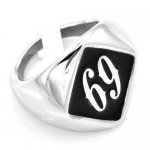 D2SBSL Memorial Initials Ring 2 Letters Name Customized Ring