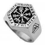 FSR21W21 Helm of Awe  Valknut Viking ring