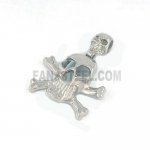 FSP03W30  Cross bone skull Pendant