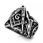 FSR20W98 freemasonry all seeing eye god's miracle masonic ring