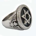 FSR12W72 eagle scout star ring